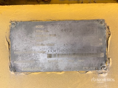 2004 Komatsu HD785-5 شاحنة صخور