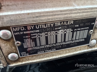 2012 Utility 53 ft T/A Remorque frigorifique