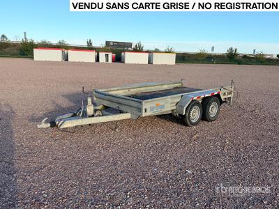 Hubiere H212L14CF 2735 kg T/A Remorque 2 Essieux Equipment Trailer