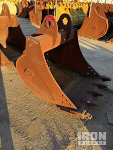 Hensley SHELL 42 PC200 HP ADJ SA 1.34 CY Excavator Bucket - Fits Komatsu PC200