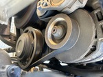 Engine with A/C Compressor