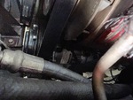 Engine with A/C Compressor