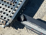 Trailer Chassis with License Plate Light Functional