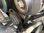 Engine with A/C Compressor