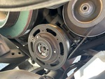 Engine with A/C Compressor