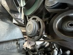 Engine with A/C Compressor