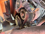 Engine with A/C Compressor