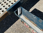 Trailer Chassis with License Plate Light Functional