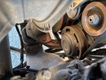Engine with A/C Compressor