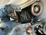 Engine with A/C Compressor