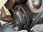 Engine with A/C Compressor