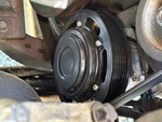Engine with A/C Compressor