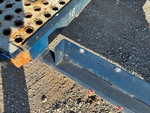 Trailer Chassis with License Plate Light Functional