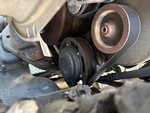 Engine with A/C Compressor