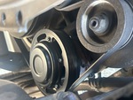 Engine with A/C Compressor