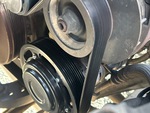 Engine with A/C Compressor