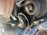Engine with A/C Compressor