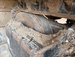 Undercarriage with Front Idler Wear