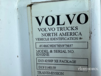 2017 Volvo VNM 6x4 T/A Sleeper Truck Tractor