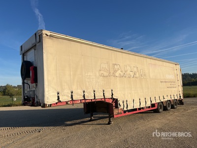 2007 Faymonville 34 t Tri/A Semi-Remorque A Rideaux Coulissants Avec Table Elevatrice Low Loader