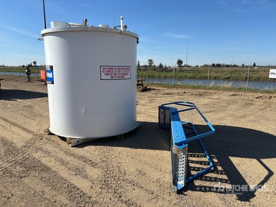 Quantity of (2) 2008 Westeel 9150 9150 L Skid Mounted Steel Fuel Tank