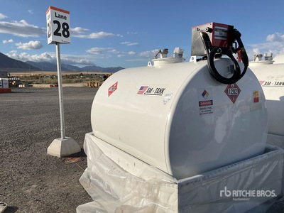2026 AM Tank 1000 1050 gal Skid Mounted Steel Diesel Fuel Tank (Unused)