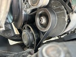 Engine with A/C Compressor