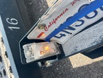 Trailer Chassis with License Plate Light Functional