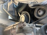 Engine with A/C Compressor