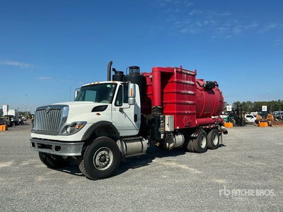 Guzzler on 2008 International 7600 6x4 Vacuum Tanker Truck