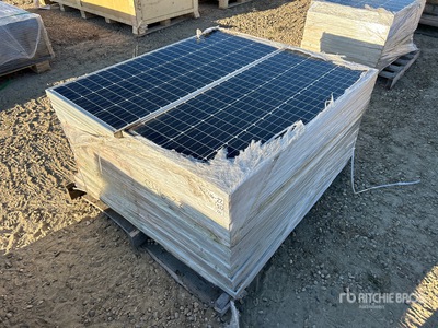Quantity of (32) 100W Solar Panels