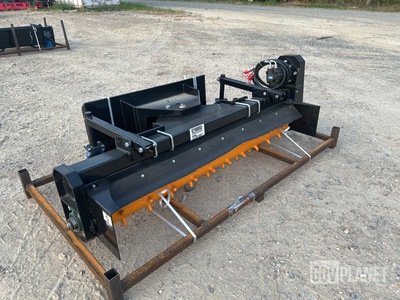 2026 GIYI LPR71 71" Skid Steer Power Rake - Unused