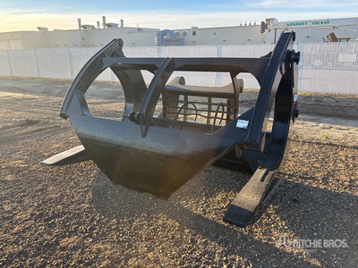 WBM 108 in Log Pipe Wheel Loader Grapple - Fits John Deere 544k/624k/644k