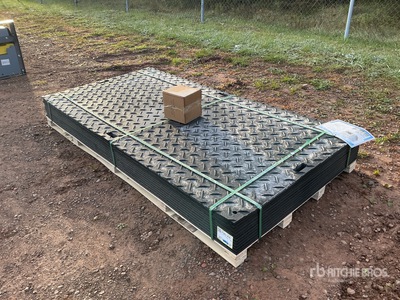 Quantity of (12) 2026 SKLP SK-LJB12 94 in x 47 in Polyethylene Ground Protection (Unused)