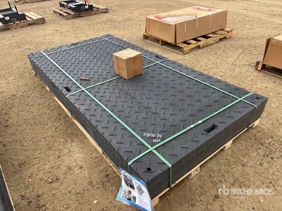 Quantity of (12) 2026 SKLP SK-LJB12 94 in x 47 in Polyethylene Ground Protection Tapis (Unused)
