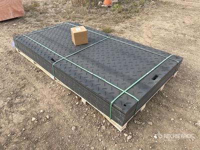 Quantity of (12) 2026 SKLP SK-LJB12 94 in x 47 in Polyethylene Ground Protection Esteras (Unused)