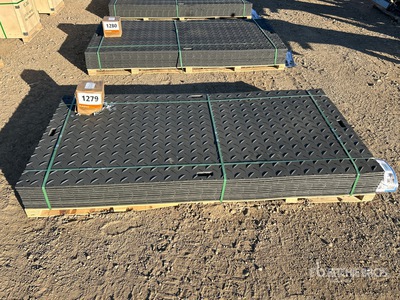 Quantity of (12) 2026 SKLP SK-LJB12 94 in x 47 in Polyethylene Ground Protection クレーンマット (Unused)