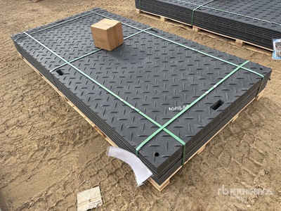 Quantity of (12) 2026 SKLP SK-LJB12 94 in x 47 in Polyethylene Ground Protection Tapis (Unused)