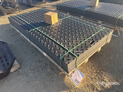Quantity of (12) 2026 SKLP SK-LJB12 94 in x 47 in Polyethylene Ground Protection Mats (Unused)