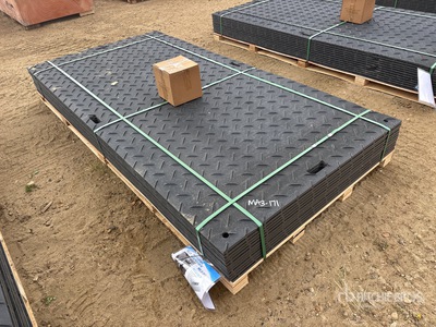 Quantity of (12) 2026 SKLP SK-LJB12 94 in x 47 in Polyethylene Ground Protection Tapis (Unused)