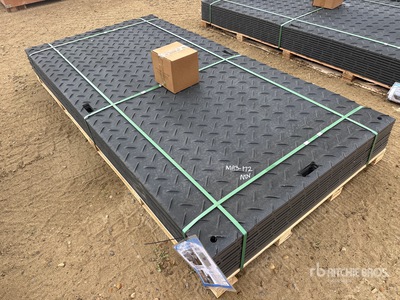 Quantity of (12) 2026 SKLP SK-LJB12 94 in x 47 in Polyethylene Ground Protection Tapis (Unused)