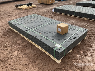 Quantity of (12) 2026 SKLP SK-LJB12 94 in x 47 in Polyethylene Ground Protection Mats (Unused)