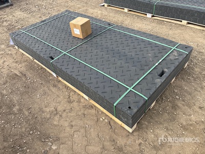 Quantity of (12) 2026 SKLP SK-LJB12 94 in x 47 in Polyethylene Ground Protection Esteras (Unused)