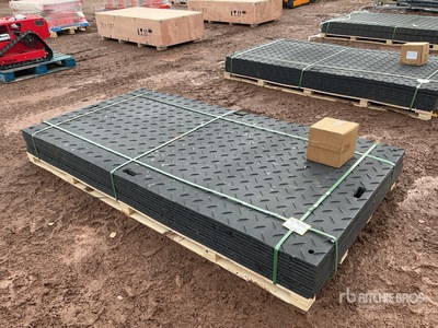 Quantity of (12) 2026 SKLP SK-LJB12 94 in x 47 in Polyethylene Ground Protection Mats (Unused)