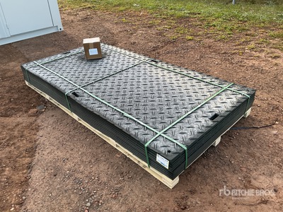 Quantity of (12) 2026 SKLP SK-LJB12 94 in x 47 in Polyethylene Ground Protection (Unused)