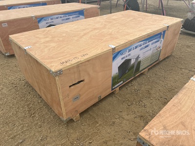 2026 SKLP SK-ZP20 20 ft x 30 ft All-Steel Enclosed Carport (Unused)