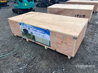 2026 SKLP SK-ZP20 20 ft x 30 ft All-Steel Enclosed Carport (Unused)