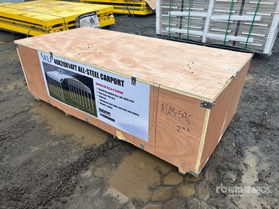 2026 SKLP SK-SC40 20 ft x 40 ft All-Steel カーポート (Unused)