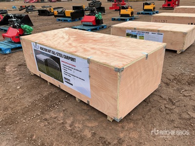 2026 SKLP SK-SC40 20 ft x 40 ft All-Steel Carport (Unused)