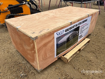 2026 SKLP SK-SC40 20 ft x 40 ft All-Steel Abri d'Auto (Unused)